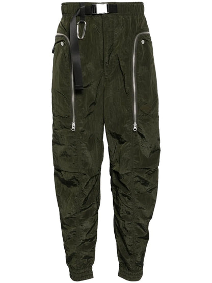 Belted Tapered Trousers