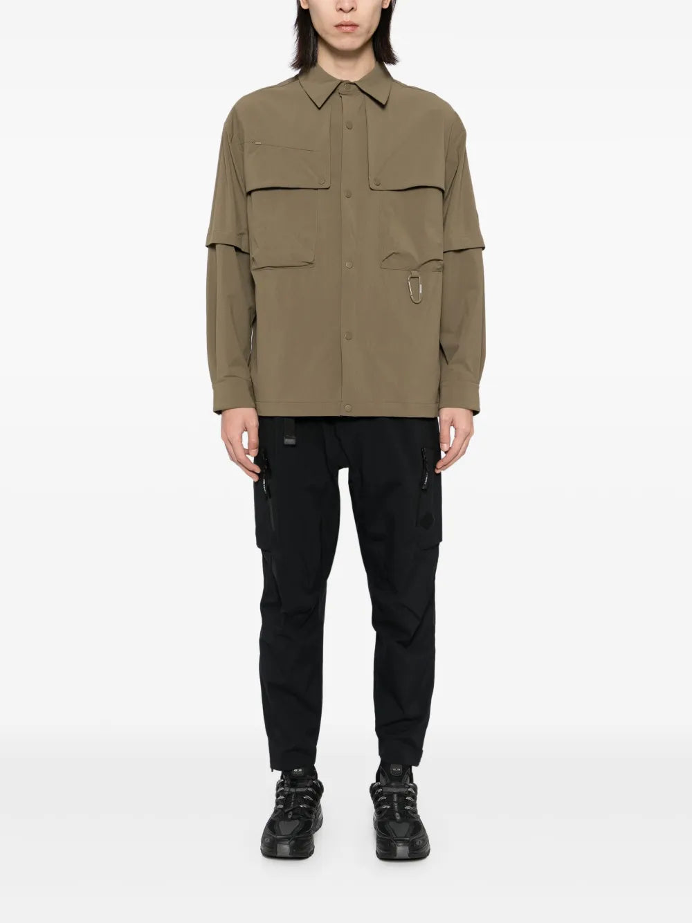 Belted Tapered Cargo Trousers