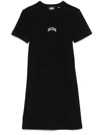 Logo-Embroidered Mini Dress