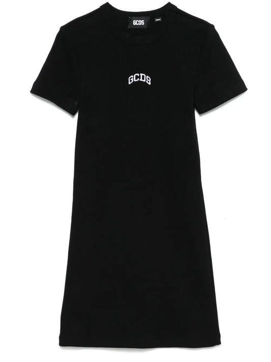Logo-Embroidered Mini Dress