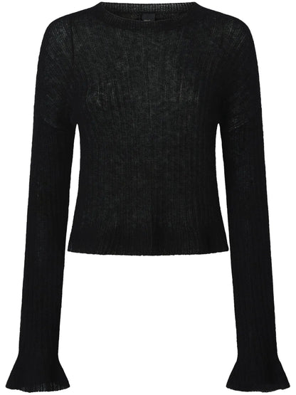Flared-Cuffs Sweater