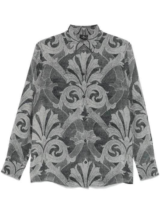 Baroque-Printed Shirt