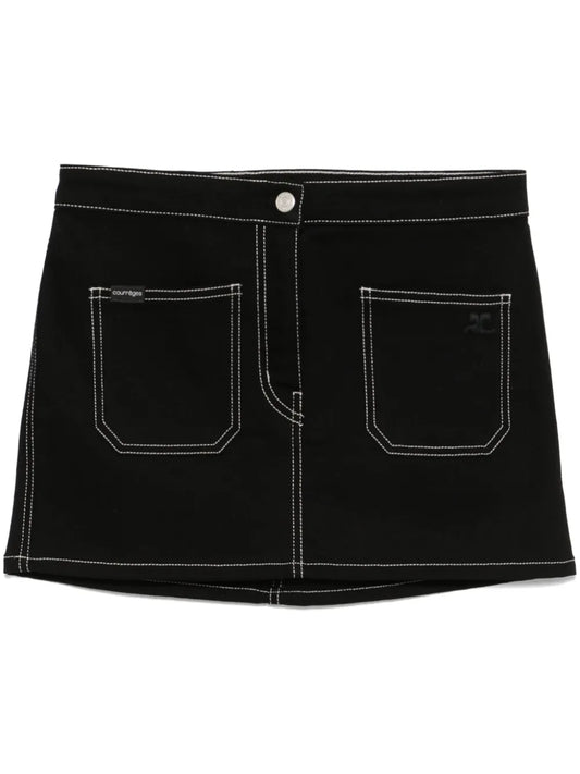 Denim Mini Skirt