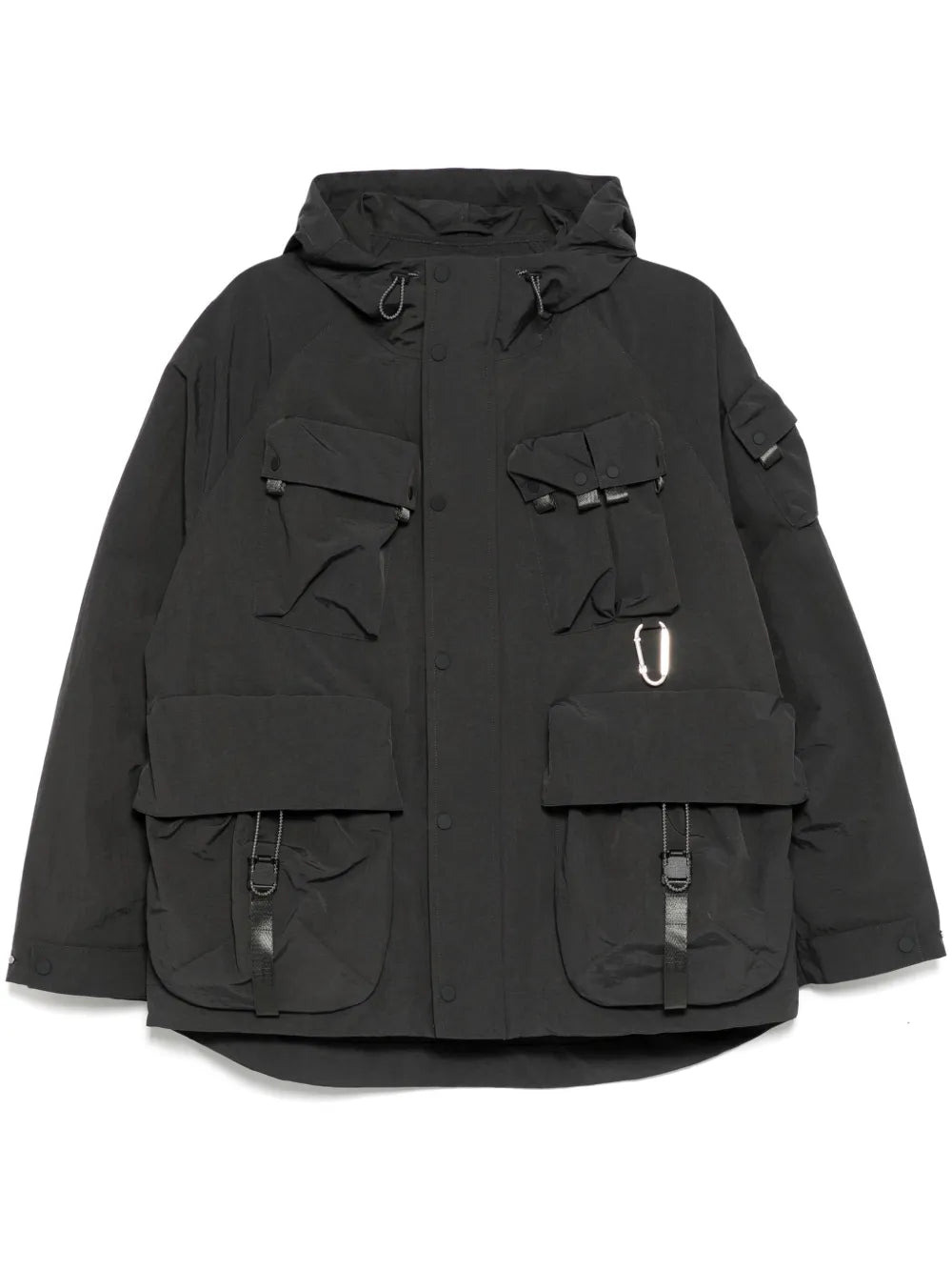 Multi Pockets Hooded Jacket