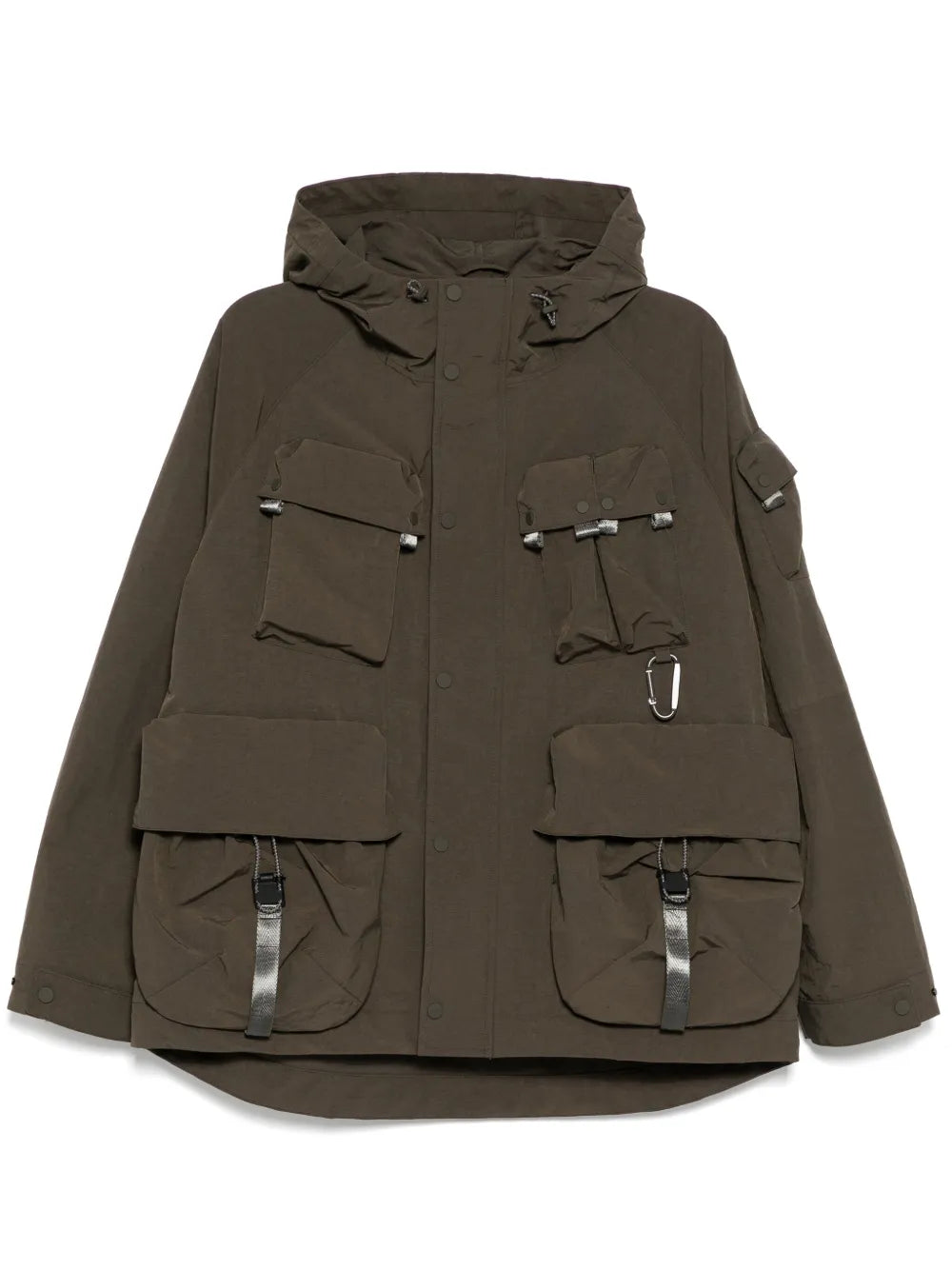 Multi Pockets Hooded Jacket