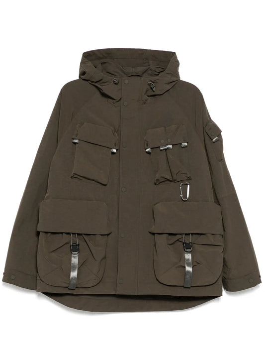 Multi Pockets Hooded Jacket