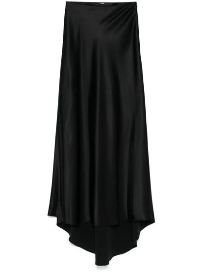 Slip-Style Satin Maxi Skirt