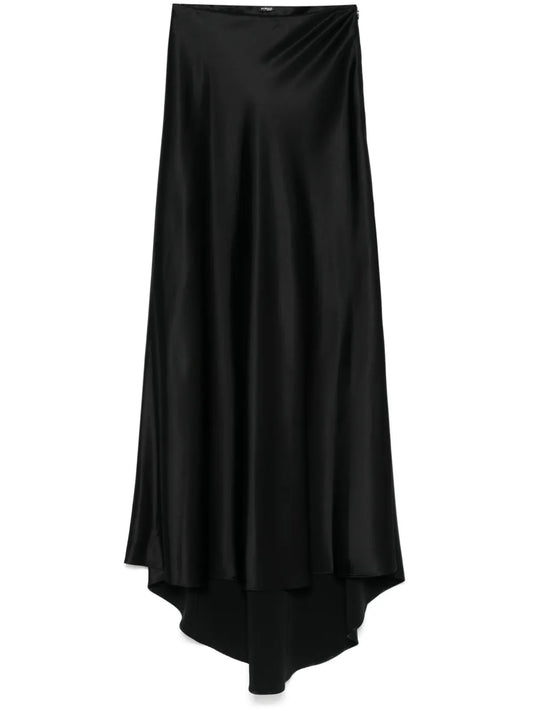Slip-Style Satin Maxi Skirt
