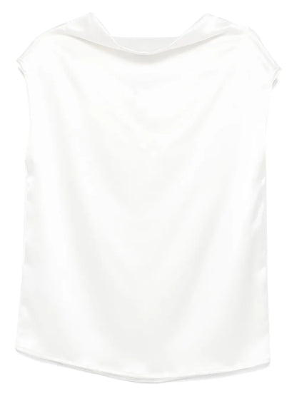 Draped-Detail Blouse