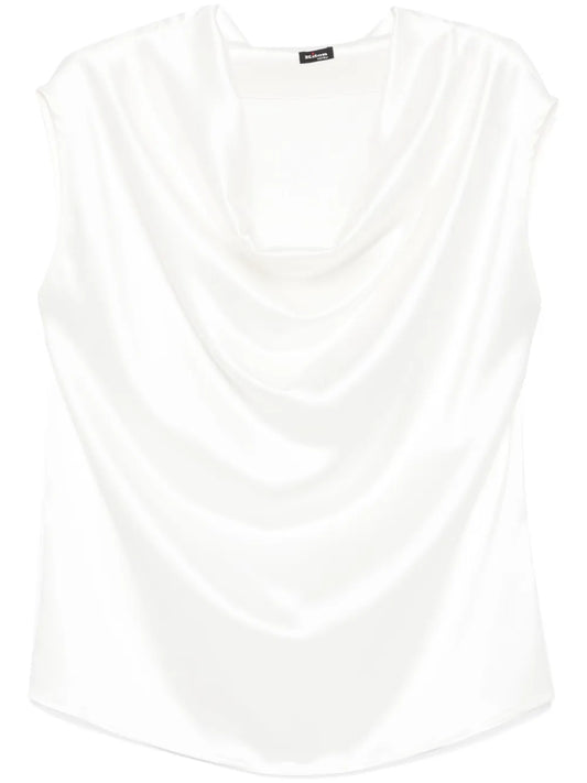 Draped-Detail Blouse