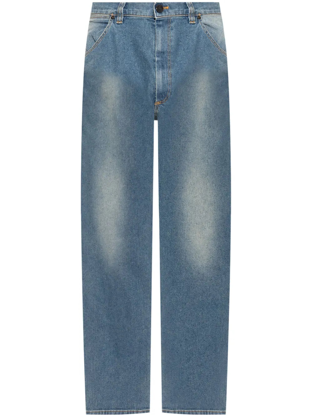 Cotton Straight Jeans