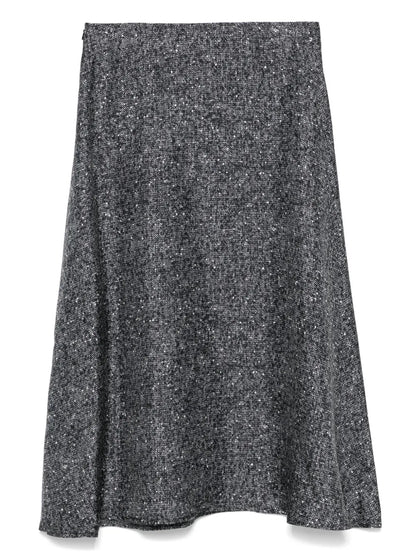 Abstract-Print Skirt