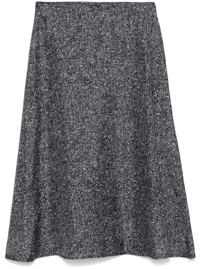 Abstract-Print Skirt