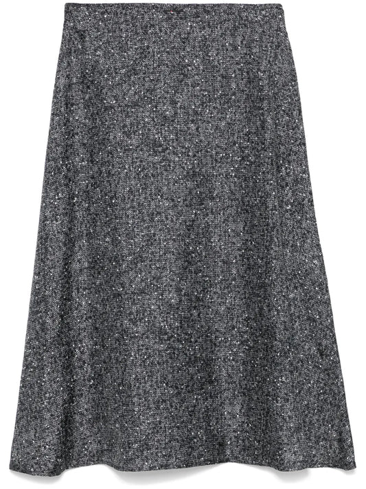 Abstract-Print Skirt