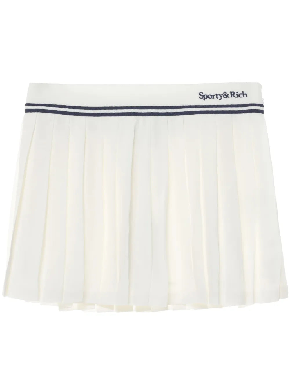 Logo Pleated Skirt