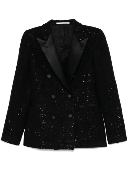 Sequin-Embellished Blazer