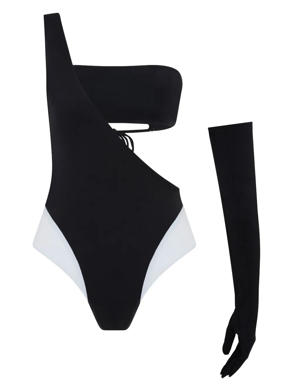 One-Shoulder Bandeau Swimsuit