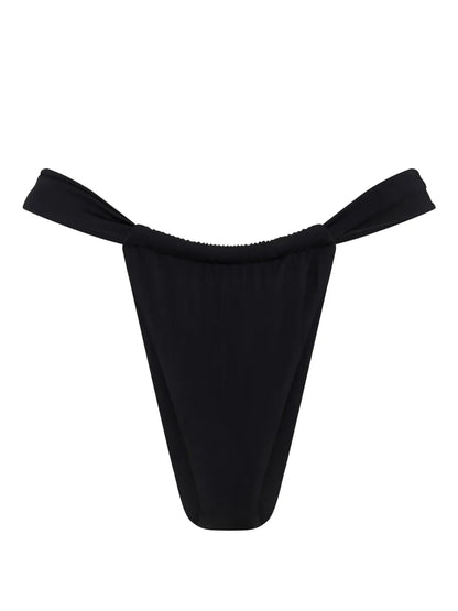 Ruched-Detailing Bikini Bottoms