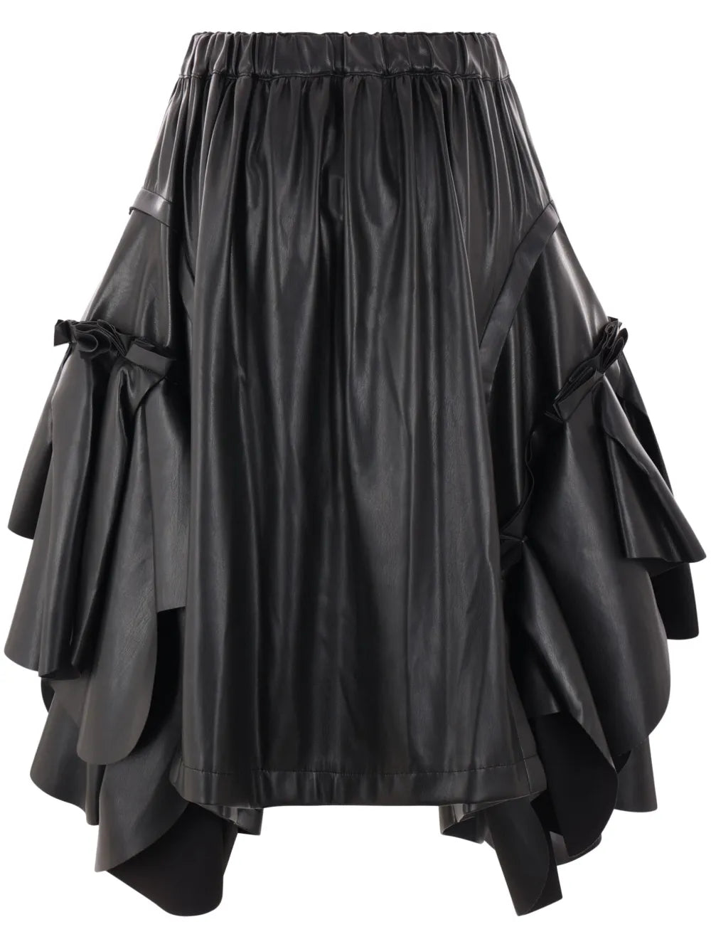 Pleat-Detailing Midi Skirt