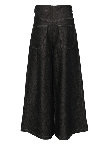 Wide-Leg 5 Pocket Pants
