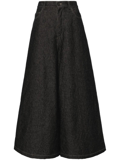 Wide-Leg 5 Pocket Pants