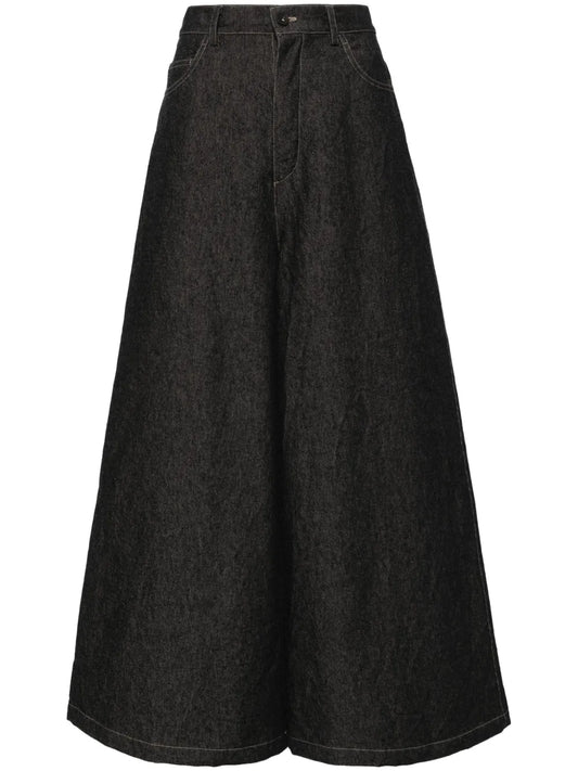 Wide-Leg 5 Pocket Pants