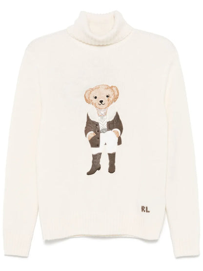Polo Bear-Appliqué Sweater