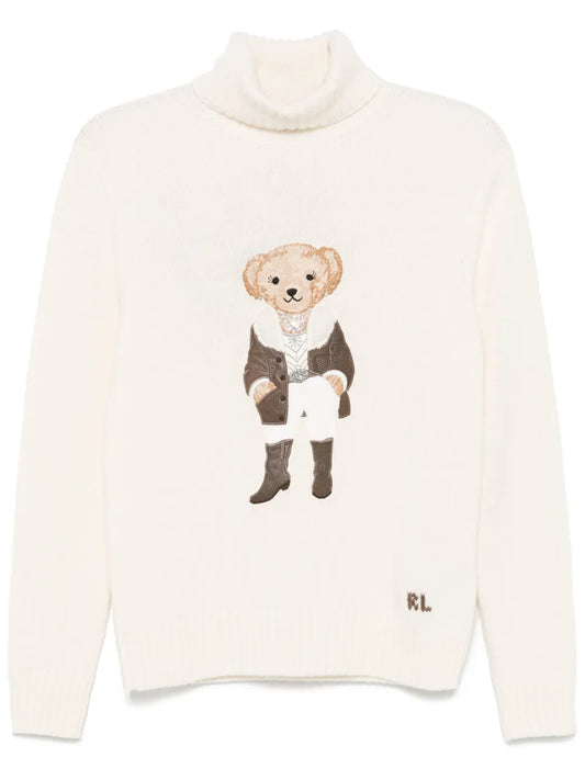 Polo Bear-Appliqué Sweater