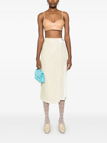 Velvet Midi Skirt