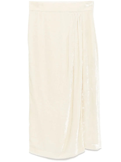 Velvet Midi Skirt