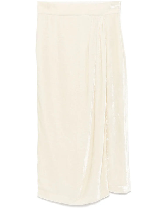 Velvet Midi Skirt