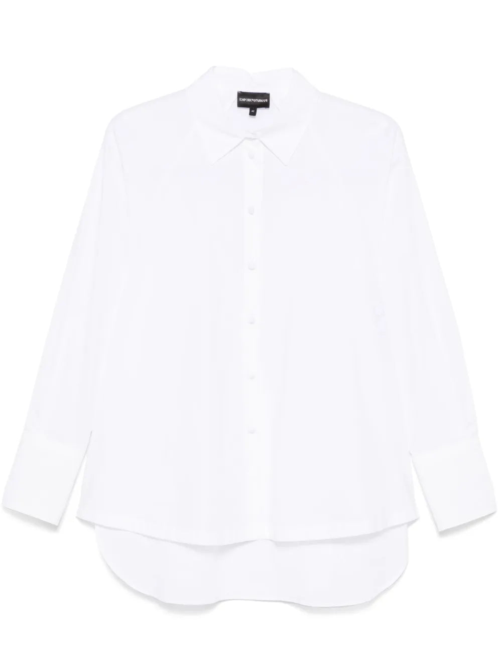 Draped-Detail Shirt
