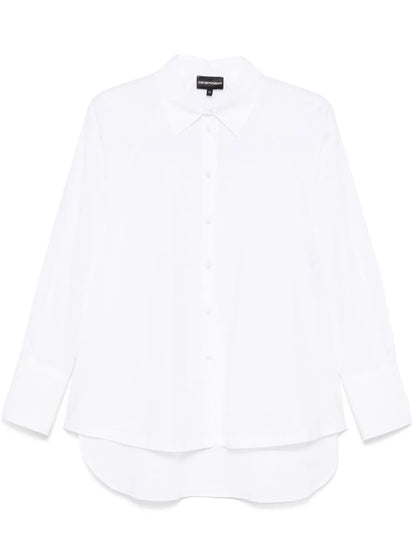 Draped-Detail Shirt