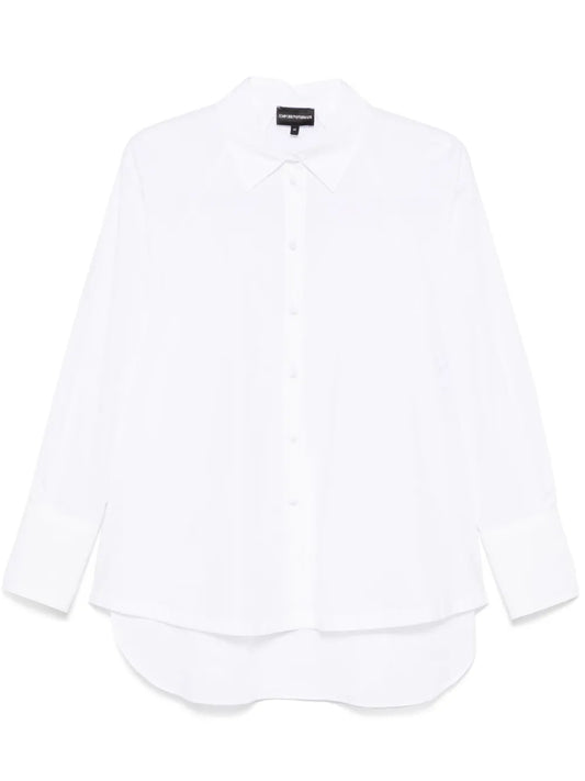 Draped-Detail Shirt