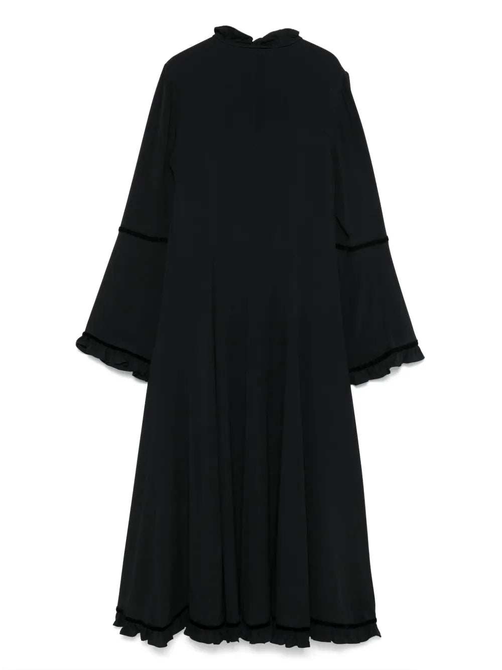 Floral-Embroidered Dress