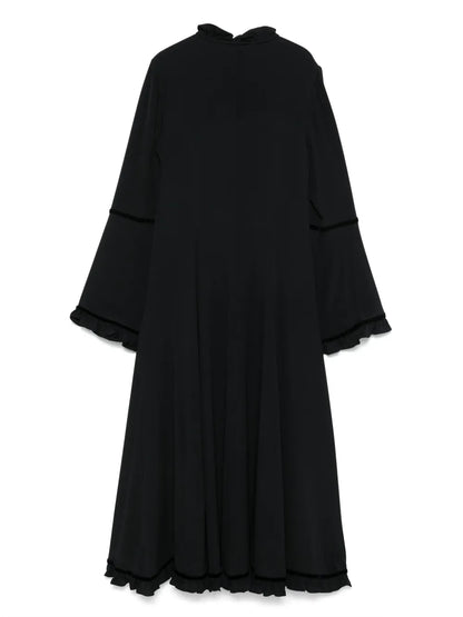 Floral-Embroidered Dress