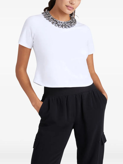 Crystal-Embellished Blouse
