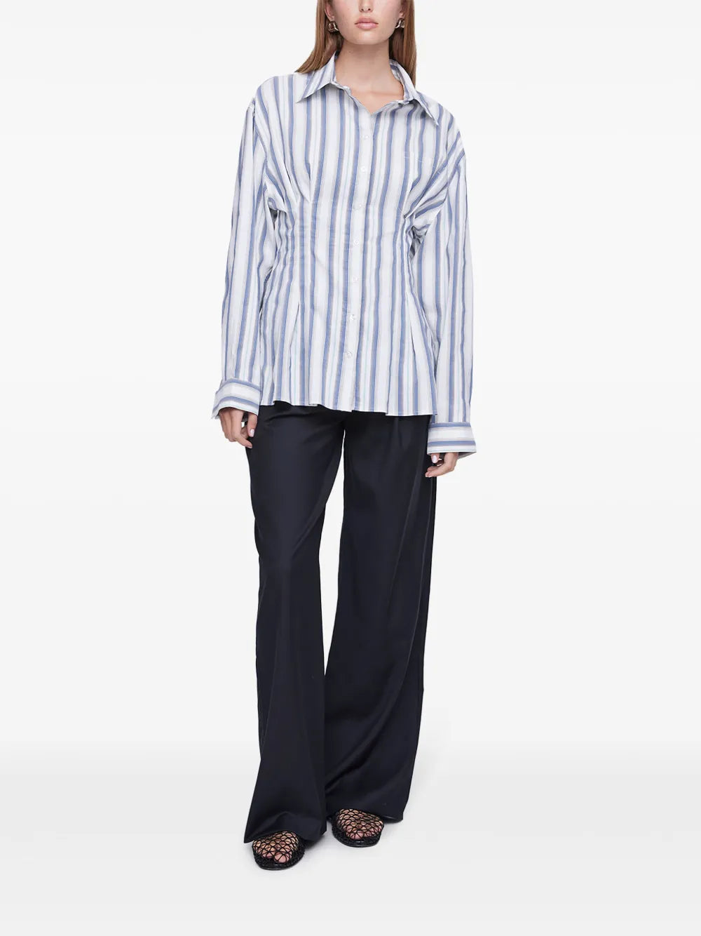 Fitted-Waistline Shirt