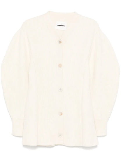 Ribbed-Knit Cardigan