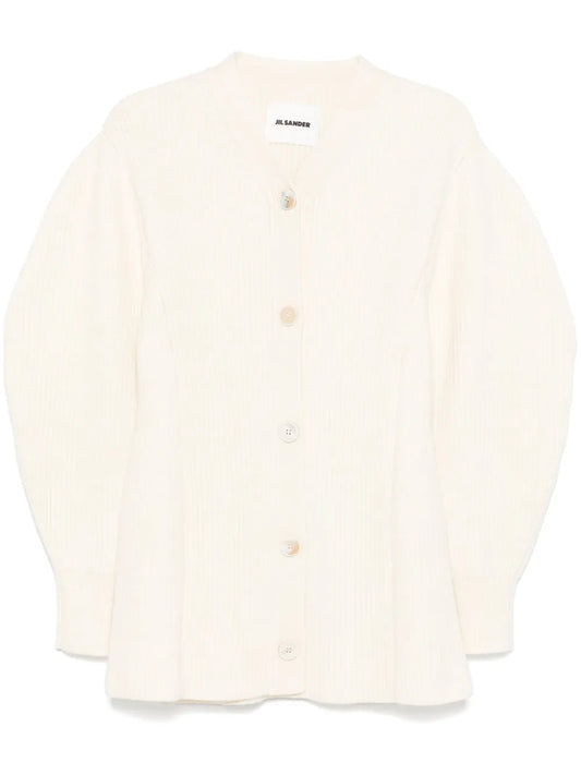Ribbed-Knit Cardigan
