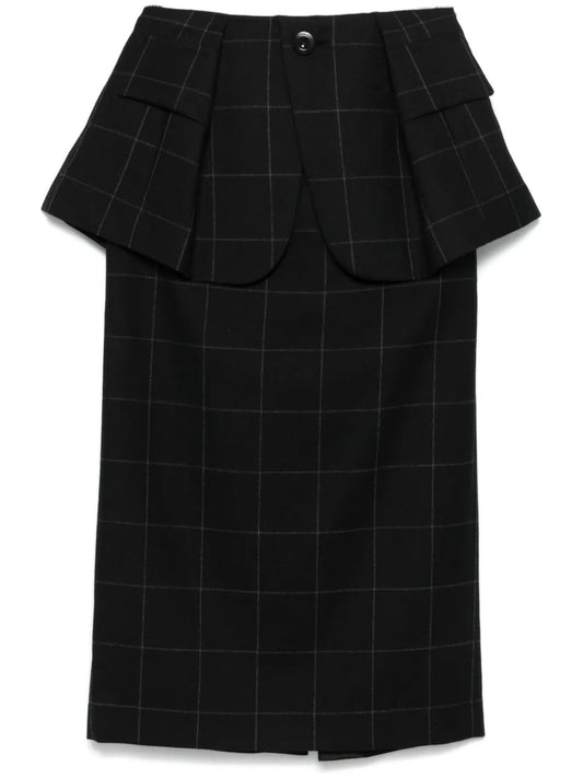 Layered Midi Skirt