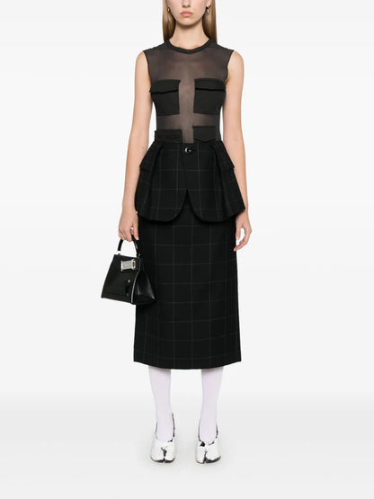 Layered Midi Skirt