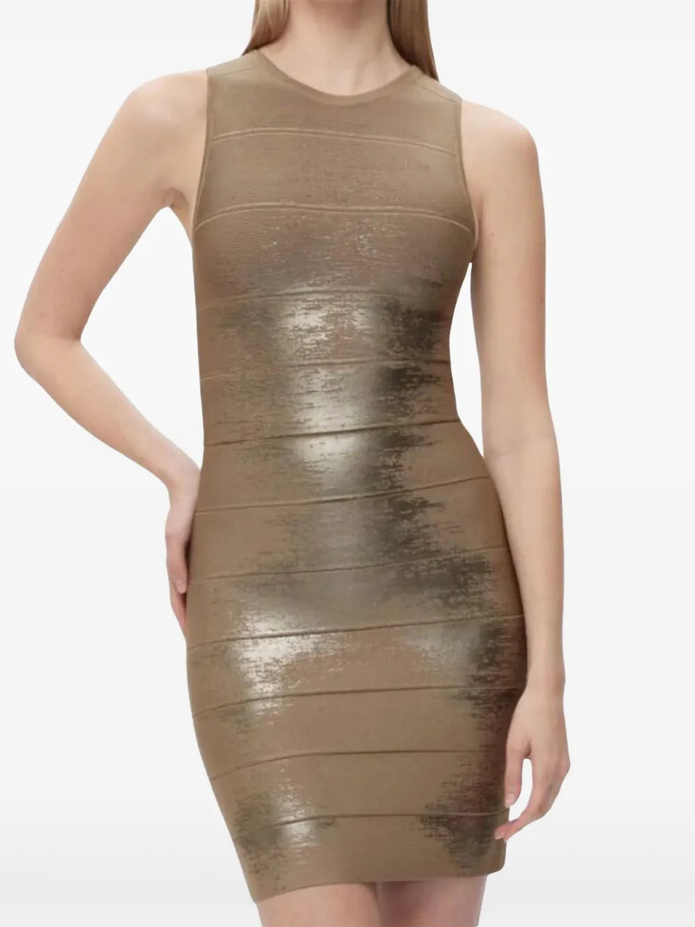 Metallic Mini Dress