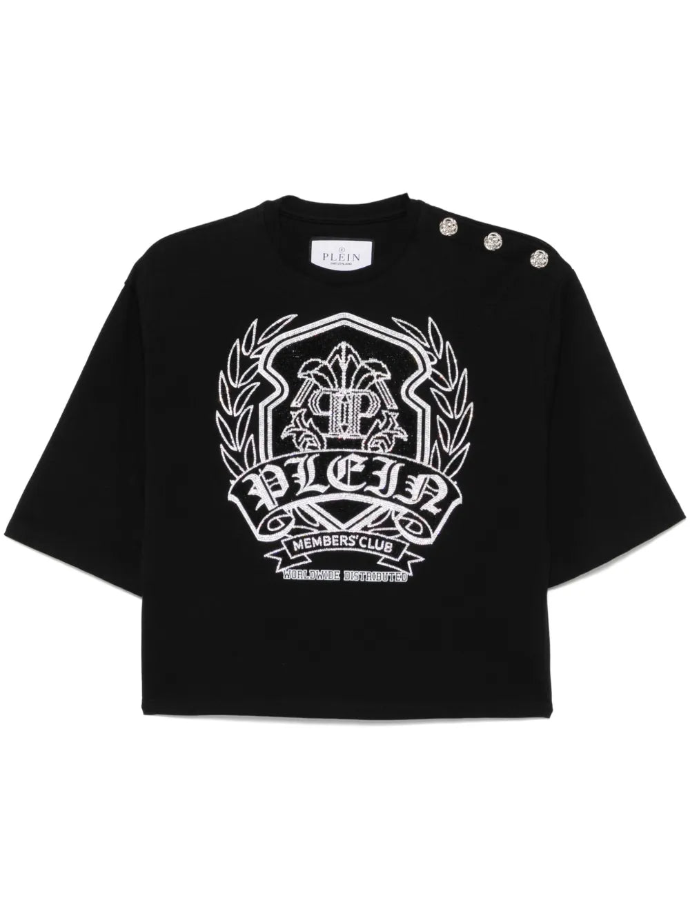 Crystal-Embellishment T-Shirt