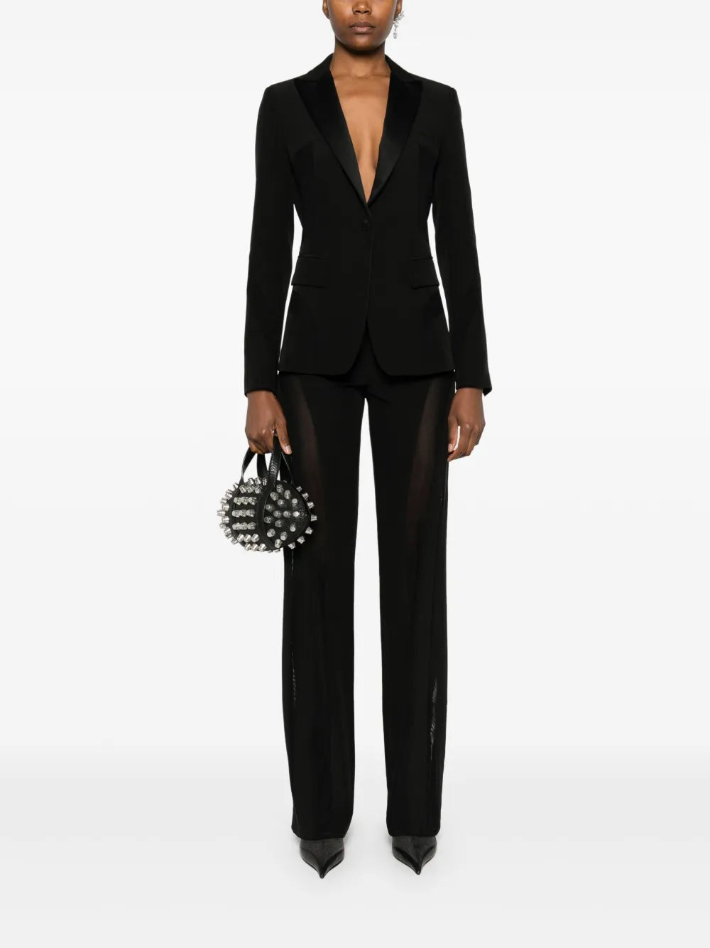 Mesh-Panelled Trousers