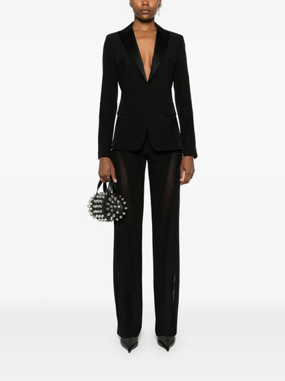 Mesh-Panelled Trousers
