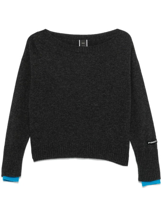 Layer-Detailed Sweater