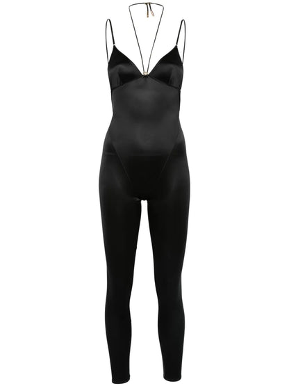 Open-Back Strappy Jumpsuit