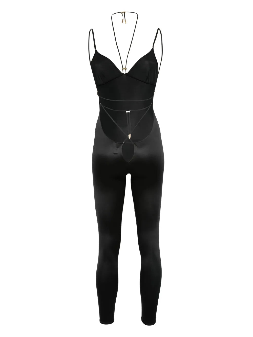 Open-Back Strappy Jumpsuit