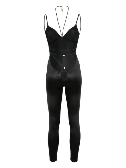 Open-Back Strappy Jumpsuit
